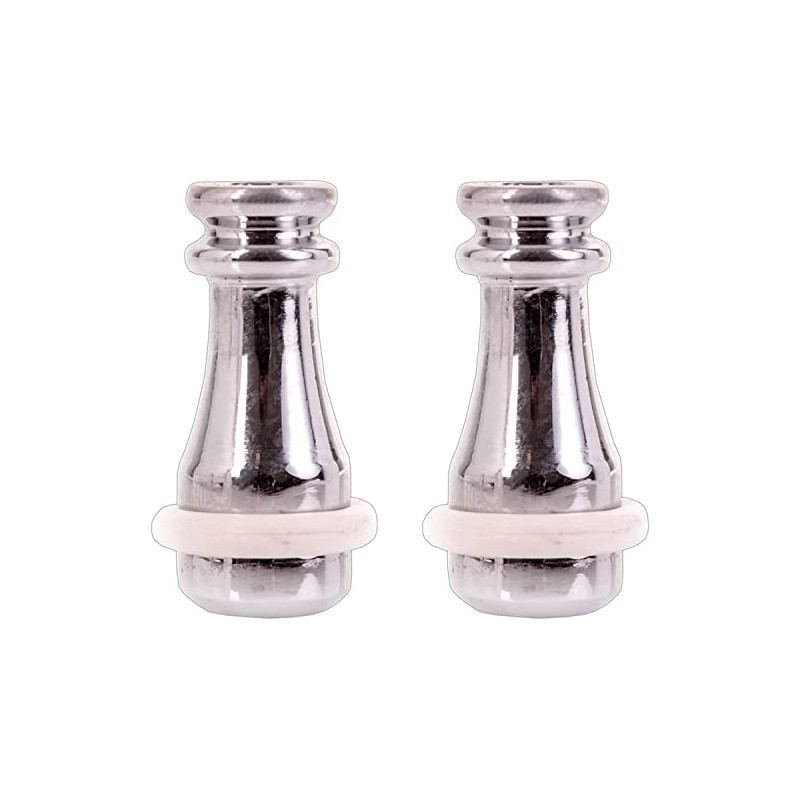 Solid Chrome Pull Cord Weight Roman Blind with Rubber Ring