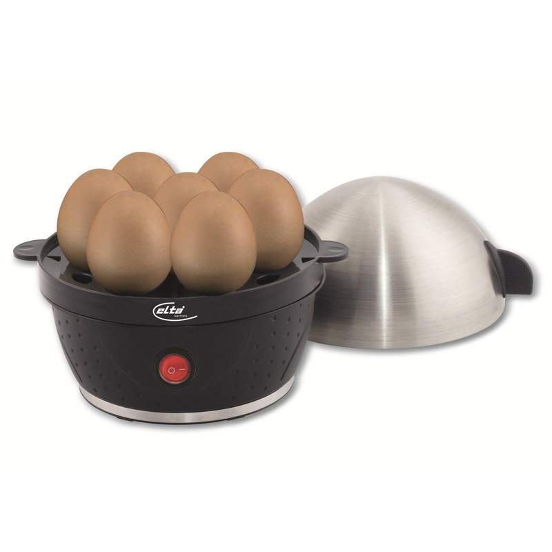 ELTA Edelstahl Eierkocher EK-115.1 edelstahl/schwarz