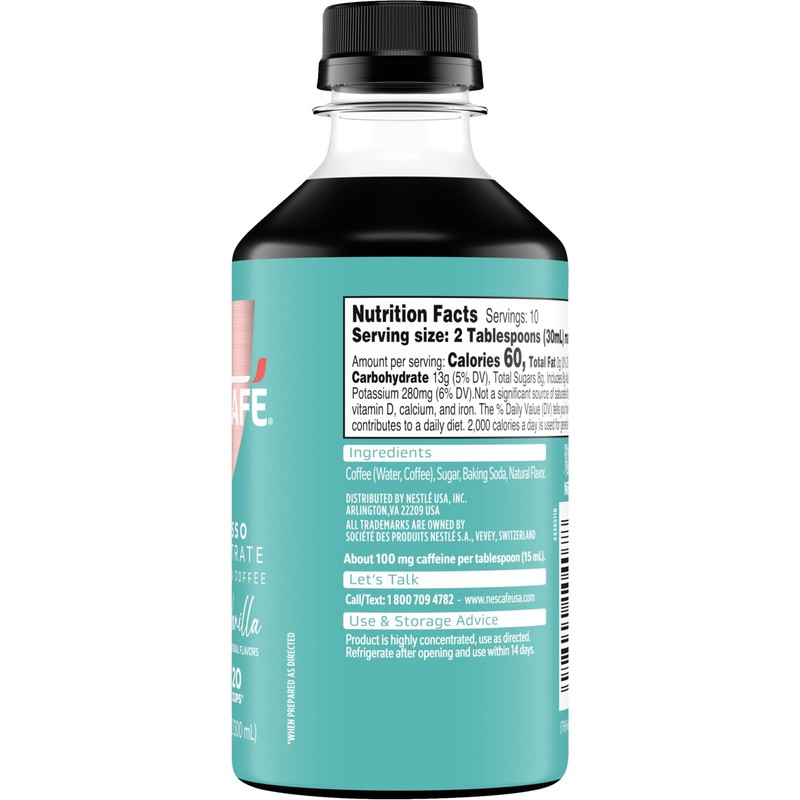 NESCAFÉ Espresso Concentrate, Instant Espresso Coffee Concentrate, Sweet Vanilla, 1