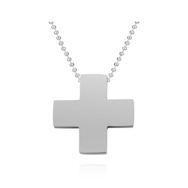 NEON GENESIS EVANGELION Alloy Cross Pendant Necklace EVA Katsuragi Misato Cosplay Jewelry Beads Chain Charms EVA Amulet Necklaces