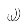 Curve Shank Micro Barbed Carp Fishing Hooks, Teflon Coated, Pack