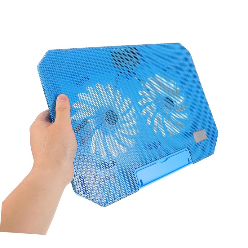 TEHAUX Adjustable Laptop Cooling Pad with Silent Fans Ergonomic Portable