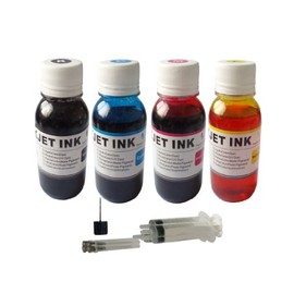 ND R@ 4 X 100ml Pigment Black and Dye Tri-Color Refill Ink Kit for 88 901 564 920...