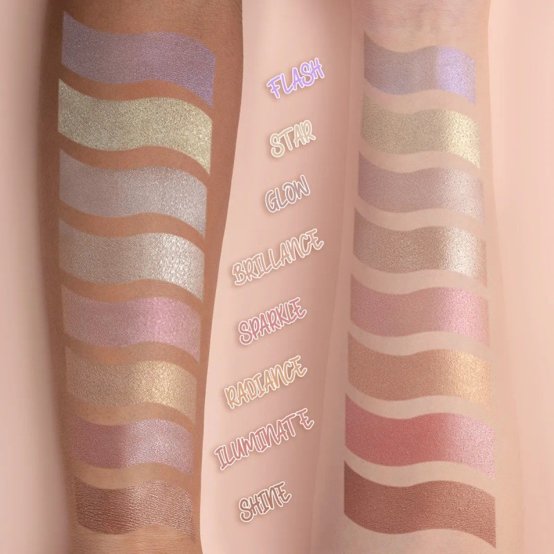 Pink Up, Iluminador En Polvo Compact, Alta Pingmentaciónglow