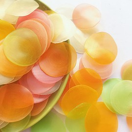 JTEDZI Uncooked Prawn Flavor Chip 6.35 oz / 180g, Colored Shrimp Chips Snack, Prawn Crackers, Shrimp Chips Uncooked, Shrimp Crackers for Party Appetizers (Multi Color, Pack of 2)