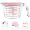 Mobestech Multi Function Heat Resistant Measuring Cup with Graduated Surface