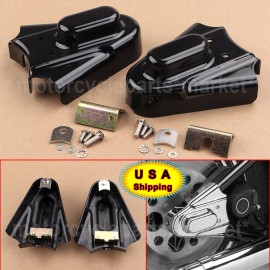 Unbranded Black Rear Phantom Swingarm Axle Covers For Harley Softail Night Train 1986-2007