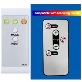 Replacement Remote Control for Miko YOISHO Foot Massager MMF-01C MMF-01S MMF-01W MMF-01B MMF-01BL, with Oversized Buttons