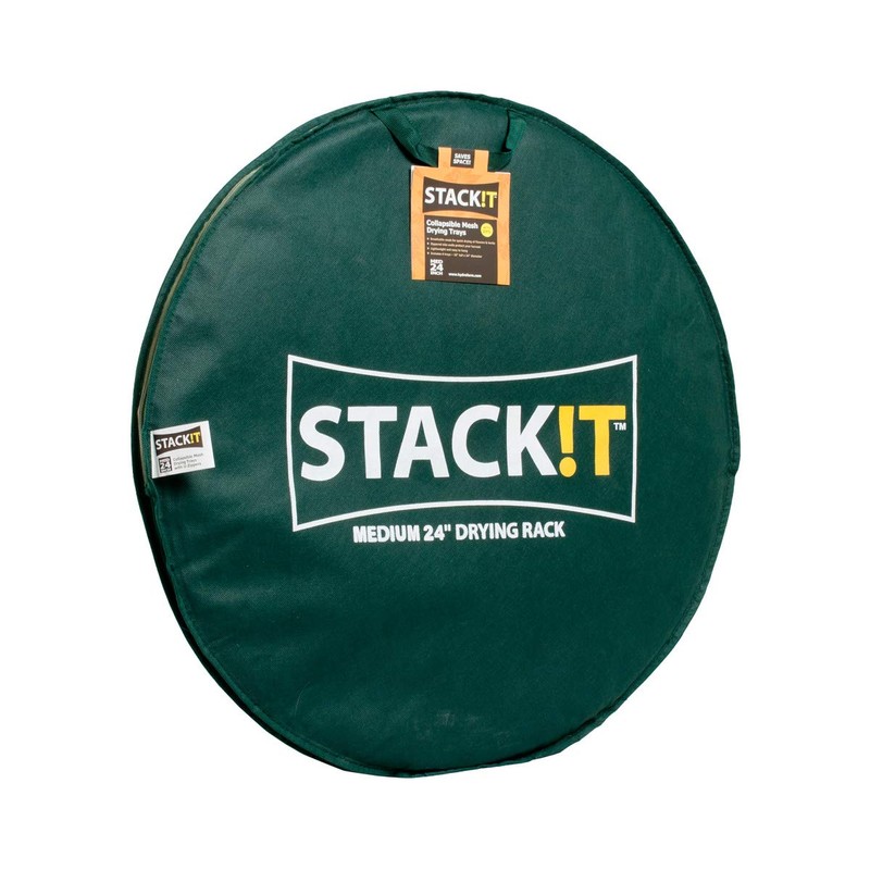 STACK!T DR24UZIP Dry Rack with Zipper, 2 feet, Black