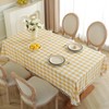 Laolitou Checkered Tablecloth Rectangle Washable Buffalo Plaid Picnic Table Cloth