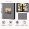 Linen 4x6 Photo Album with Cover Window, 200/300/600 Pockets