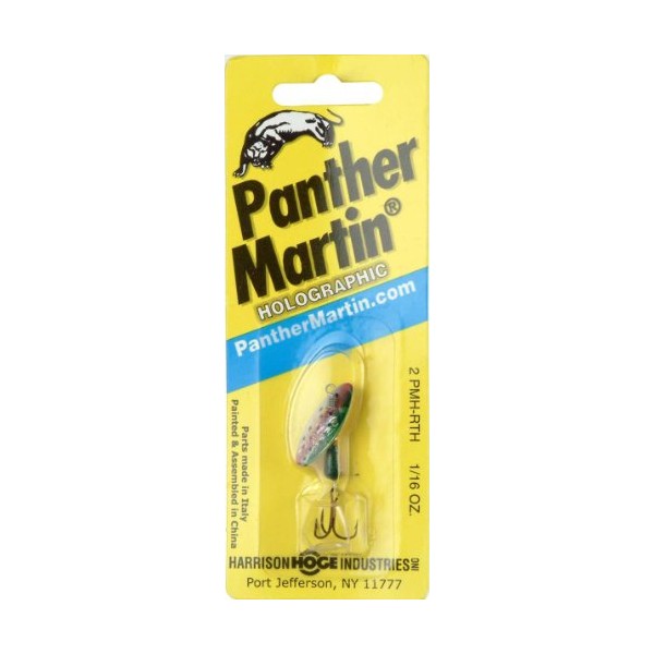 Holographic Regular In-Line Spinner, #2, 1/16 oz, Rainbow Trout