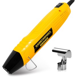 haisstronica Mini Heat Gun 350W, 2 Temp Settings 482°F/752°F (250°C/400°C), Hot Air Tool with Metal Stand & Nozzle Guard, 110V Corded Heat Shrink Gun for Shrink Tubing, Crafts, Embossing, Vinyl Wrap