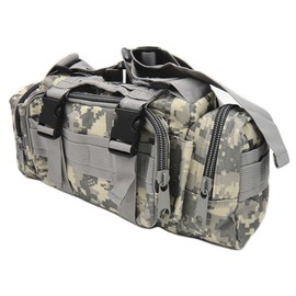 FAMI Tactical Assault Pack,Military Duffel Waist Bag,Tactical Chest Bag,Tactical Sling Backpack,Shoulder Bags,Sling Bags with Molle Pouch for Camping Hking Trekking,Riding-ACU Camo