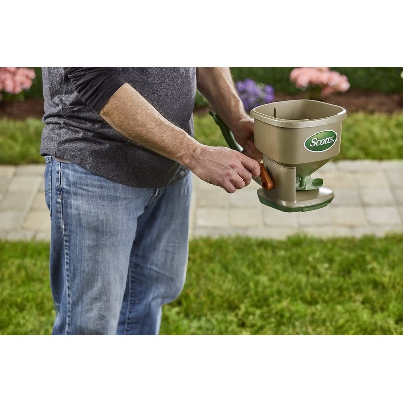 Scotts Whirl Hand Held Spreader (71006), Gray Small