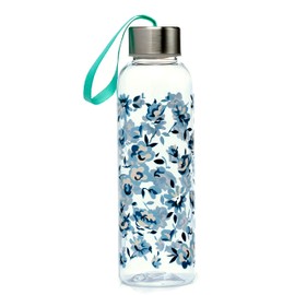 Puckator Peony Peony Pick of the Bunch Reusable Plastic Water Bottle with Metal Lid 500 ml