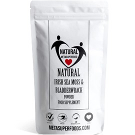 Sea Moss and Bladderwrack Powder 100g High Potency | Vegan | Immune Support | Non GMO | Dr Sebi | Made in UK