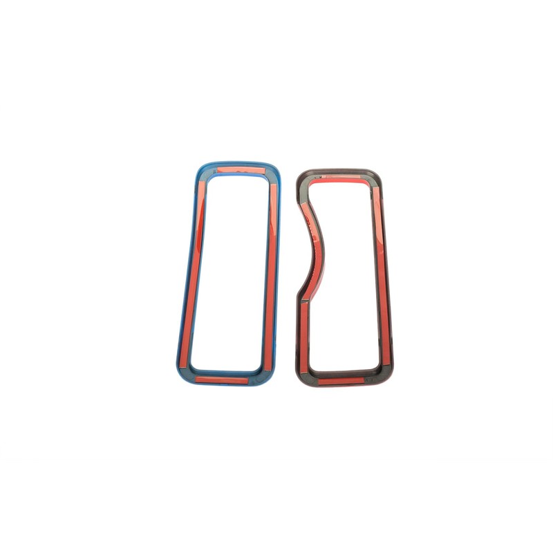 2PCS Front Grill Rings Frame Grille Inserts Cover Trim Kit