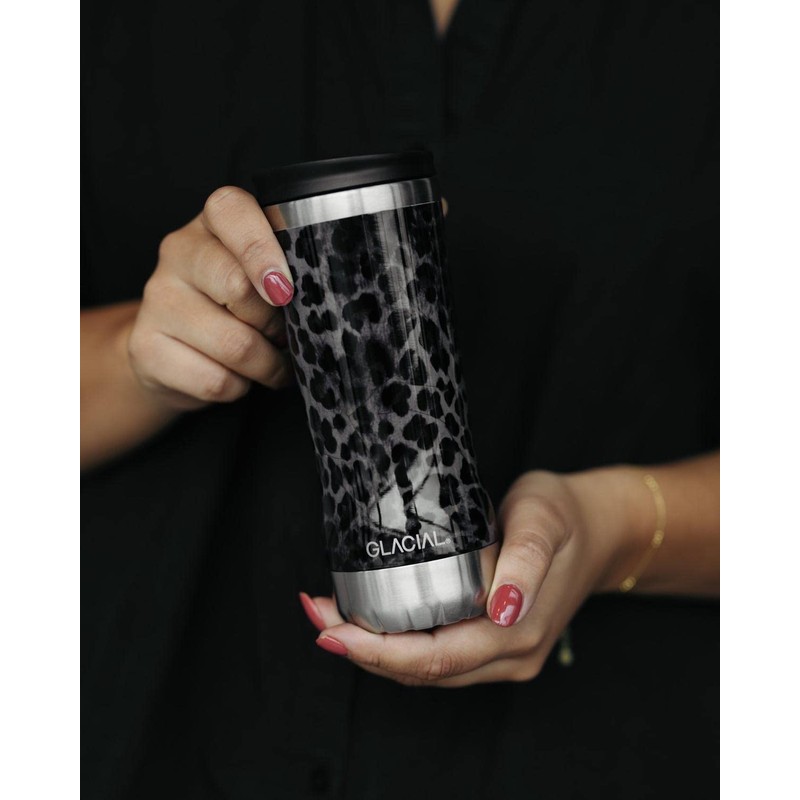GLACIAL Black Leopard,Tumbler