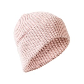 camel active Women's Pure Cotton Knitted Beanie, pink