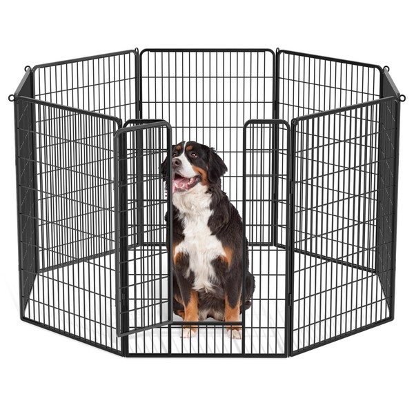 MoNiBloom Dog Playpen Outdoor, 47" Height 8 Panels Heavy Duty