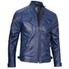 Decrum Mens Leather Jackets - Cafe Racer Leather Jacket |
