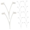 Kisangel 24pcs Clips for Pool Cleaning Attachments Replacement for Skimmer