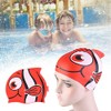 VGEBY1 Gorro de natación para niños, de Silicona, con diseño