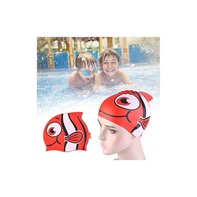 VGEBY1 Gorro de natación para niños, de Silicona, con diseño