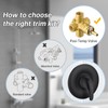 Matte Black Shower Trim Kit Shower Lever Handle for Moen