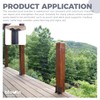 Adjustable Post Base Brackets Fits 1.5x1.5, 2x2, 2x4, 4x4 inch