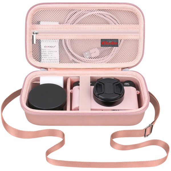 Elonbo 4K Digital Camera Carrying Case for Femivo/VETEK/IWEUKJLO/VJIANGER/WIKICO/Saneen/OIEXI 4K 48MP