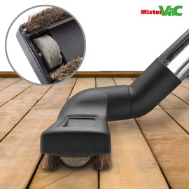 MisterVac Compatible with Floor Nozzle Broom Nozzle parquet Nozzle Replacement Nozzle + 2 Replacement Felt Rolls Miele Blizzard CX1 Cat&Dog Powerline