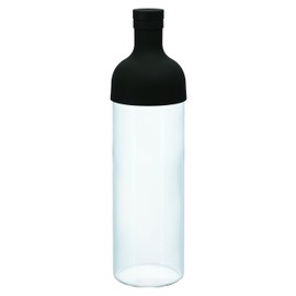 Hario Cold Brew - Botella de vino para té, 750 ml, color negro