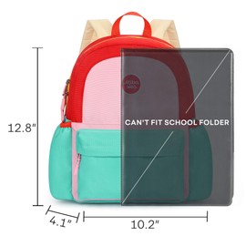 mibasies Toddler Backpack for Girls 2-4: Preschool Backpack for Girls - Kindergarten Backpack for Kids Child