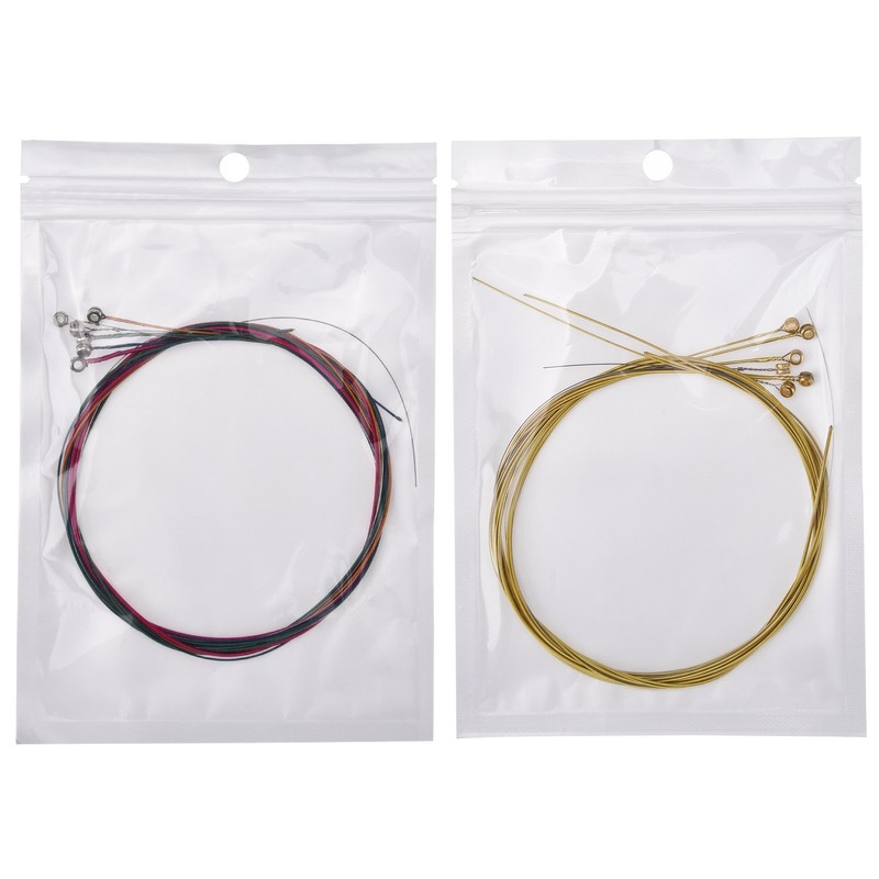 Bememo 2 Sets of 6 Guitar Strings Replacement Steel String