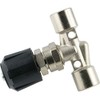 Fitting Parts Needle Shut-Off Valves with Bulkhead Thread for Panel