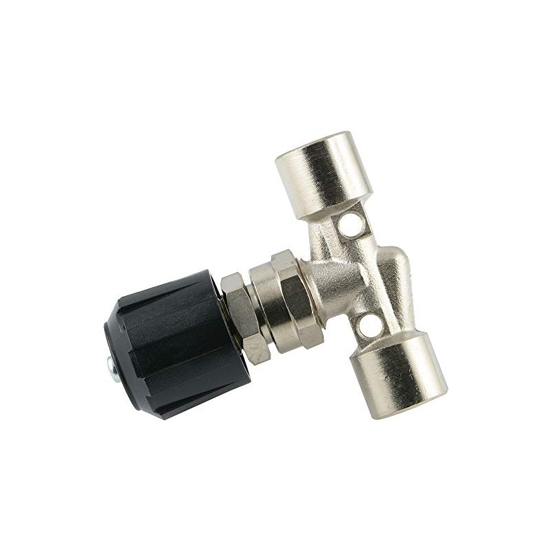 Fitting Parts Needle Shut-Off Valves with Bulkhead Thread for Panel