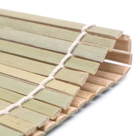CENPEK 2 Pack Bamboo Sushi Mat Sushi Roller Bamboo Sushi Rolling Mat Maker 9.5 inch Square