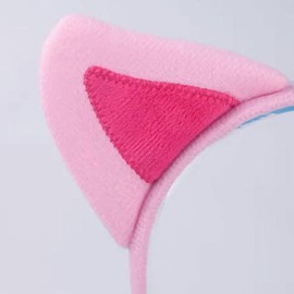 perfeclan 4Pcs Pig Ears Headband Nose Bow Tie Tail Costume Lovely Plush Cloth Accessories