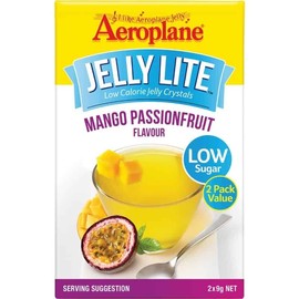Aeroplane Jelly Lite Mango Passionfruit Low Calorie Jelly Crystals 2x9g