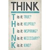 Keep Calm Collection Think Before You Speak, motivational classroom poster