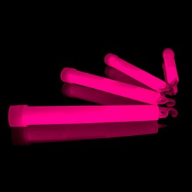 KNIXS - 10 x Power Glow Sticks for 15 Years in Professional Quality, Glow Sticks Individually Packed - 150 x 15 mm - Glow Stick - Party Pink Luminous - for Party, Festival, Wedding, Outdoor or