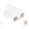 LALAFINA Self-Stick Notes Holder Acrylic Memo Pad Desktop Note Dispenser