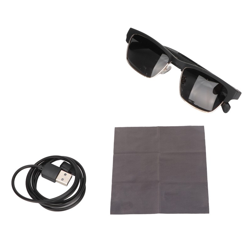 Bluetooth Sunglasses Polarized Lens Waterproof Smart Glasses with Open Ear