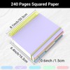 Yarotm Squared Notebook A5 - Spiral Notebook 120 Sheets -