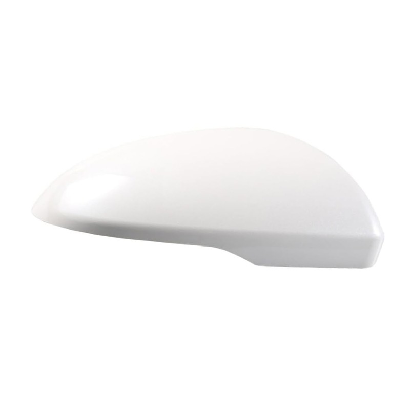 White Rearview Mirror Cover Cap Door Wing Mirror Cover Cap