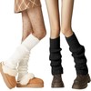 2 Pairs Leg Warmers,Ribbed Knit Leg Warmers 80s for Women