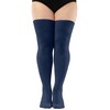 Plus Size Thigh High Socks for Women Thick Long Leg