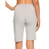 EZRUN Bermudas para mujer con bolsillos, Pantalones para correr., gris,